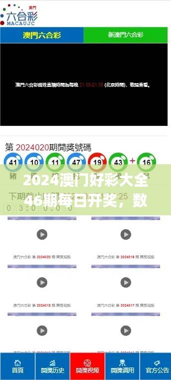 2024澳门好彩大全46期每日开奖,数据解读_用户版DNP756.53