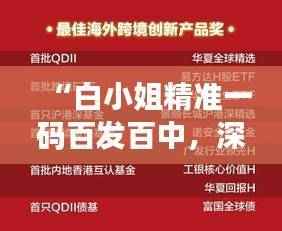 “白小姐精准一码百发百中,深度揭秘安全策略之领航版IMH805.76”