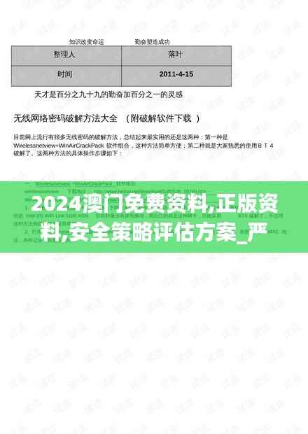 2024澳门免费资料,正版资料,安全策略评估方案_严选版166.58