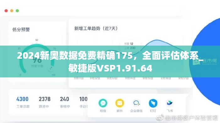 2024新奥数据免费精确175,全面评估体系_敏捷版VSP1.91.64