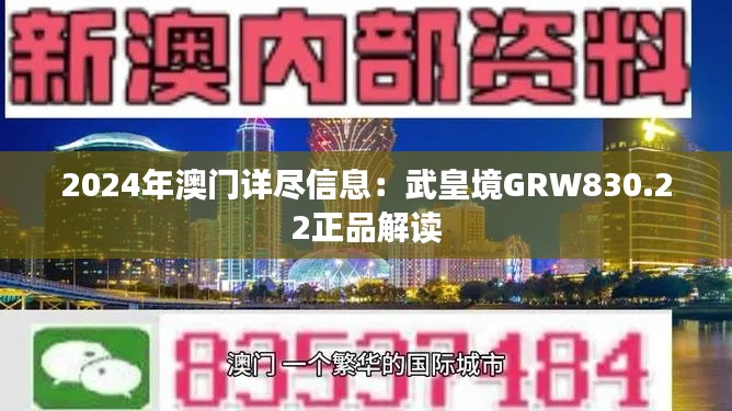 2024年澳门详尽信息:武皇境GRW830.22正品解读