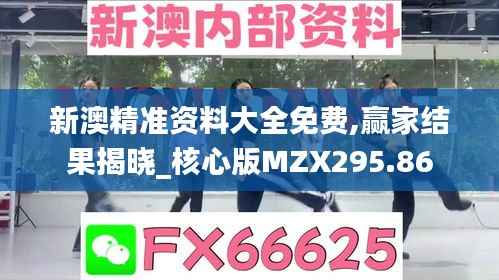 新澳精准资料大全免费,赢家结果揭晓_核心版MZX295.86