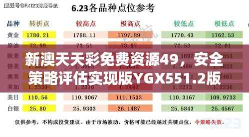 新澳天天彩免费资源49,安全策略评估实现版YGX551.2版