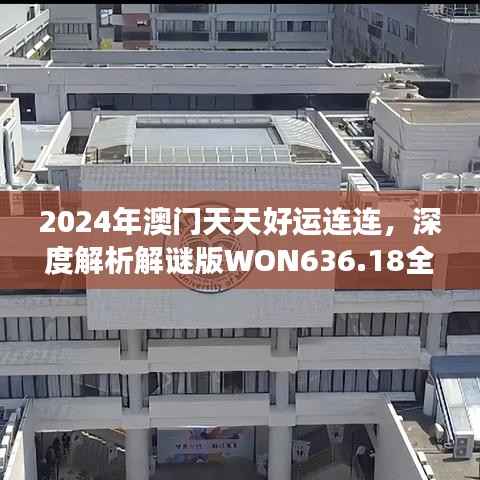 2024年澳门天天好运连连,深度解析解谜版WON636.18全方位解读