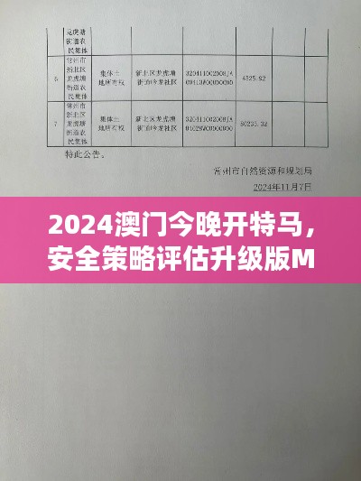 2024澳门今晚开特马,安全策略评估升级版MFK693.71