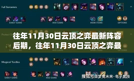 往年11月30日云顶之弈最强后期阵容解析与推荐