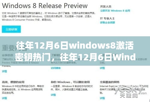揭秘往年12月6日Windows 8激活密钥热点之争，各方观点深度剖析