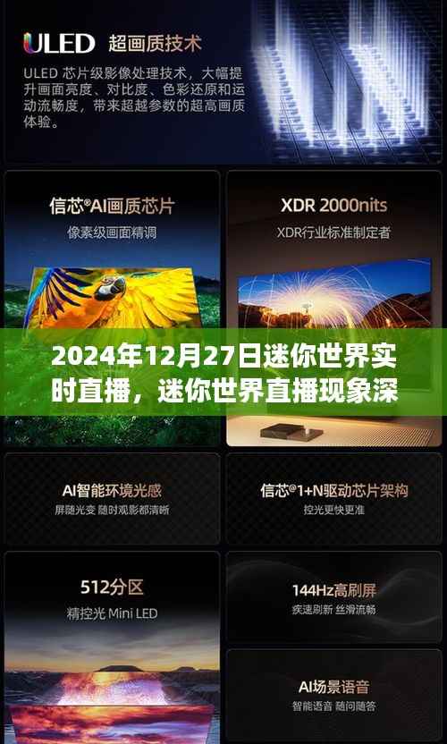 2024年迷你世界直播现象深度解析，虚拟世界前沿体验