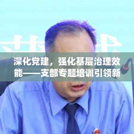 深化党建，强化基层治理效能——支部专题培训引领新征程