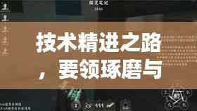 技术精进之路,要领琢磨与技能进阶